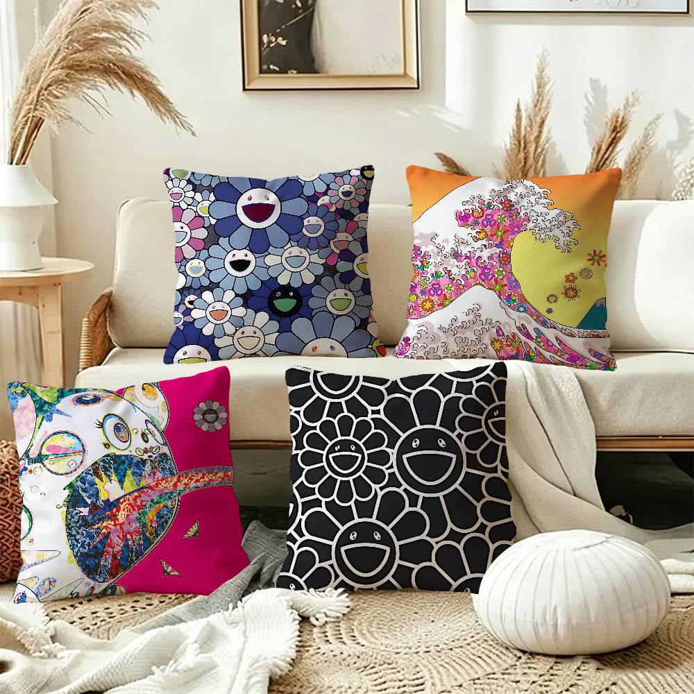Home Art Textiles - Fodera per Cuscino Art T-Takashi M-Murakami,