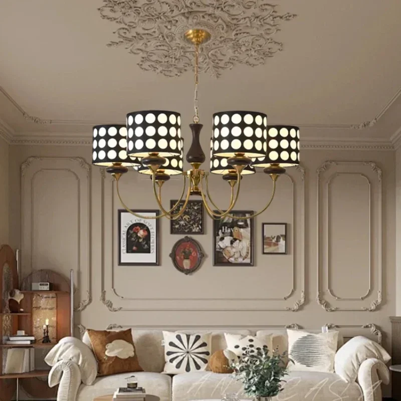 Home Art Textiles - Lampada a sospensione retrò per la