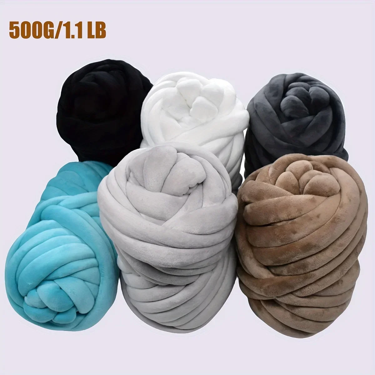 Throw Blanket Chunky Knit - 1 pezzo di filato grosso morbido