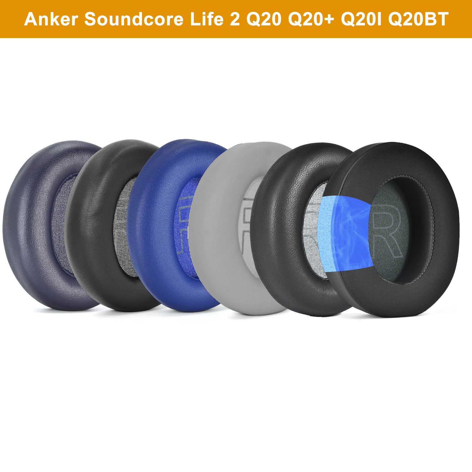 Cooling Pillow Gel - Cuscinetti auricolari di ricambio per Anker