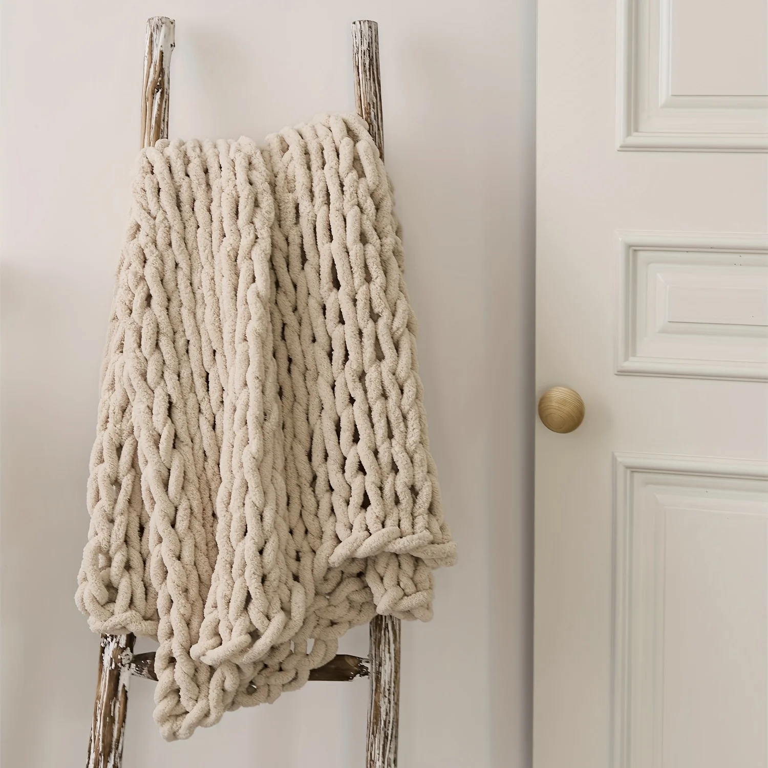 Coperta in maglia grossa fatta - Throw Blanket Chunky Knit recensione e prezzo