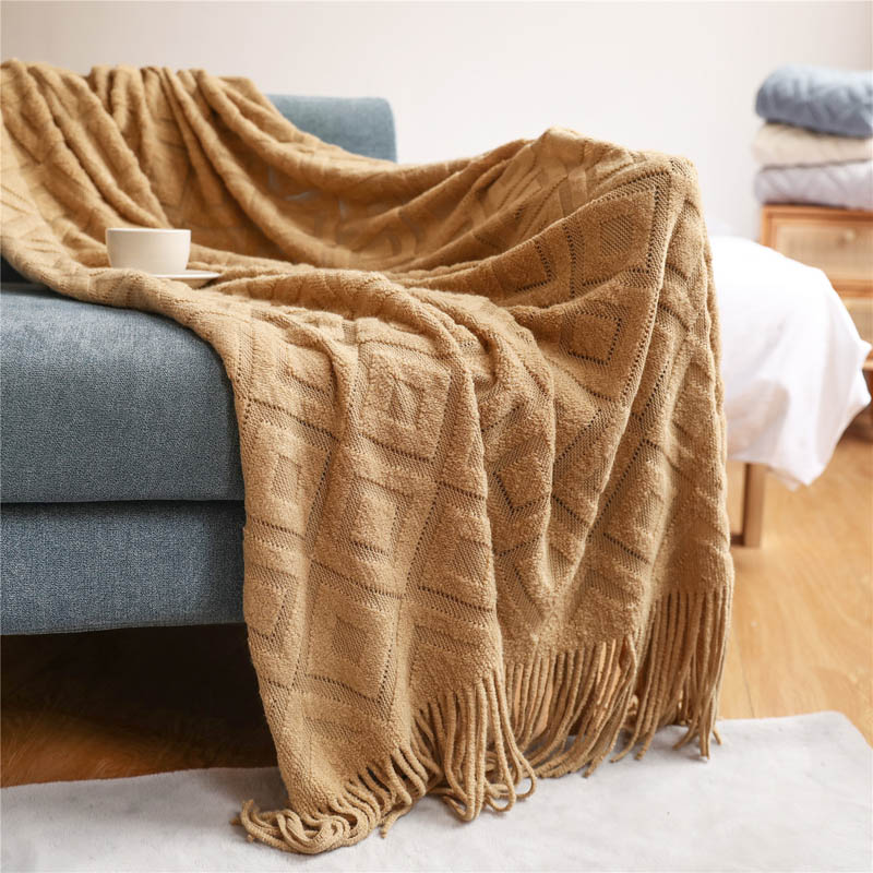 Coperta per letti coperte per  - Throw Blanket Chunky Knit recensione e prezzo