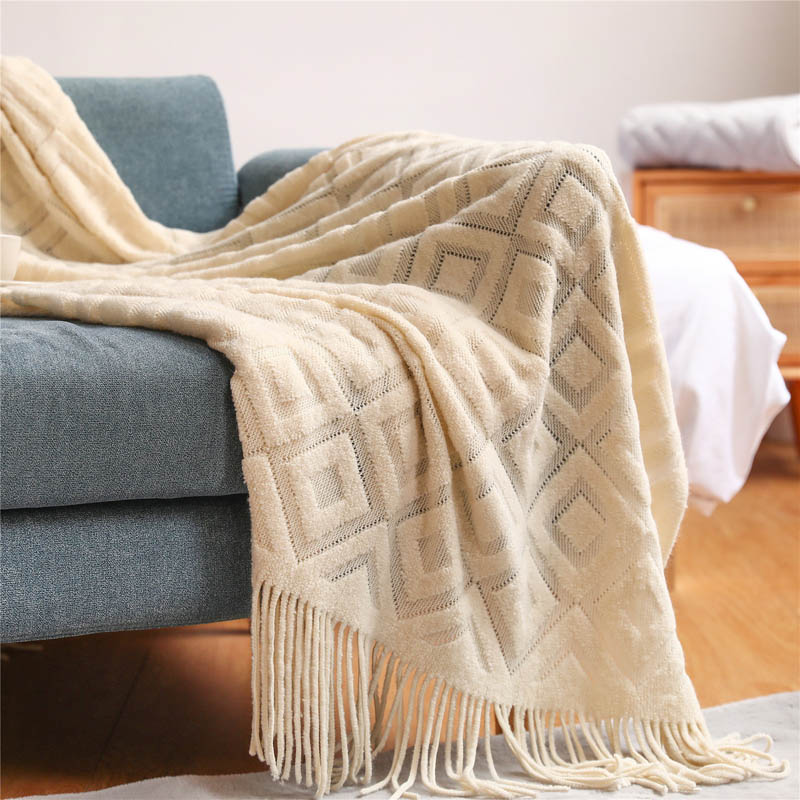 Coperta per letti coperte per  - Throw Blanket Chunky Knit recensione e prezzo