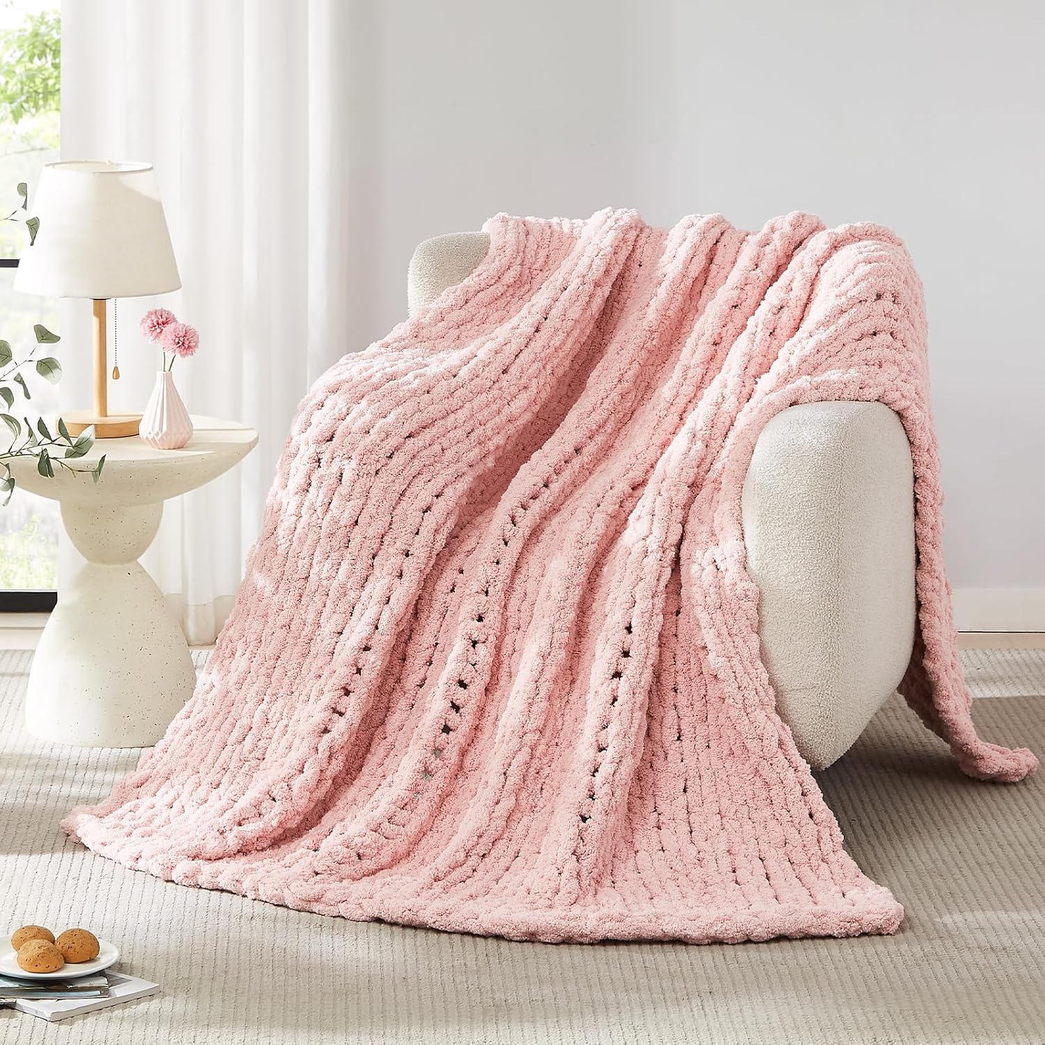 Coperta in maglia grossa Coper - Throw Blanket Chunky Knit recensione e prezzo