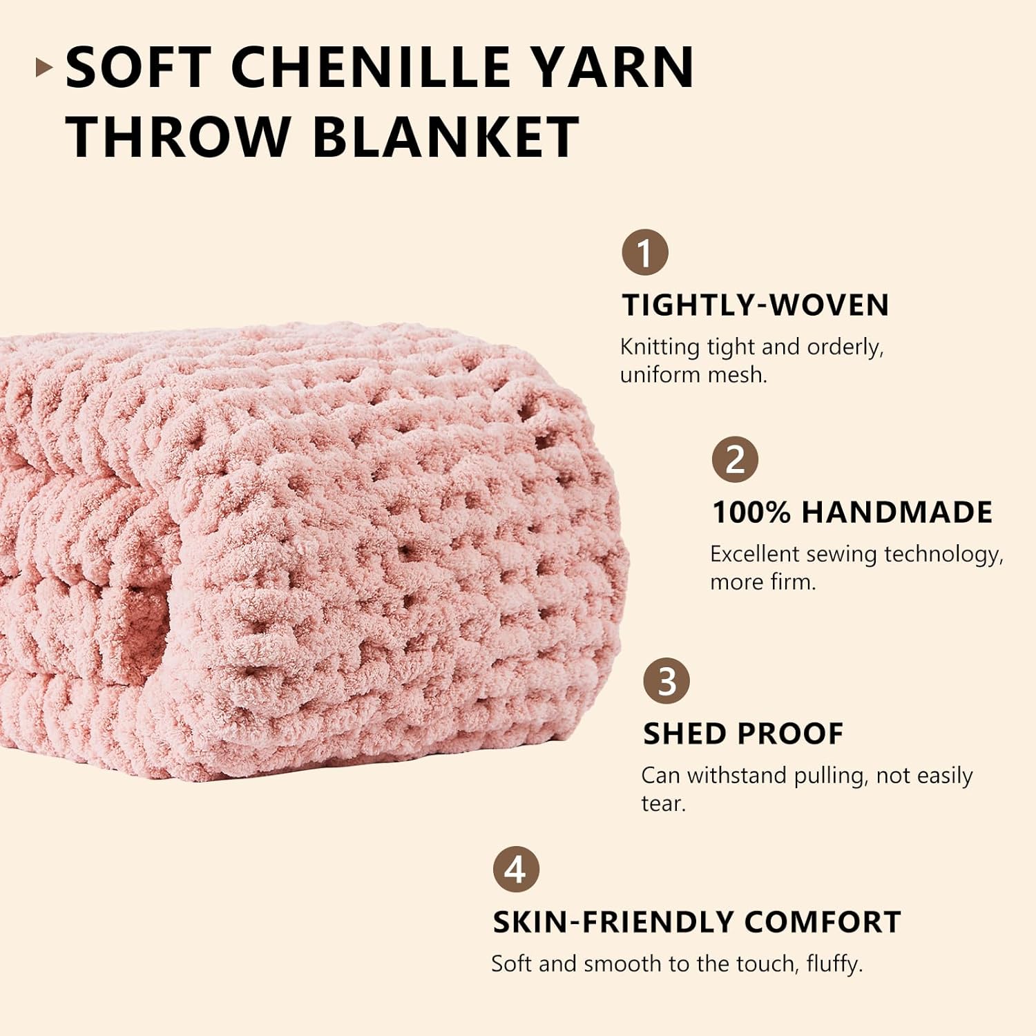 Coperta in maglia grossa Coper - Throw Blanket Chunky Knit recensione e prezzo