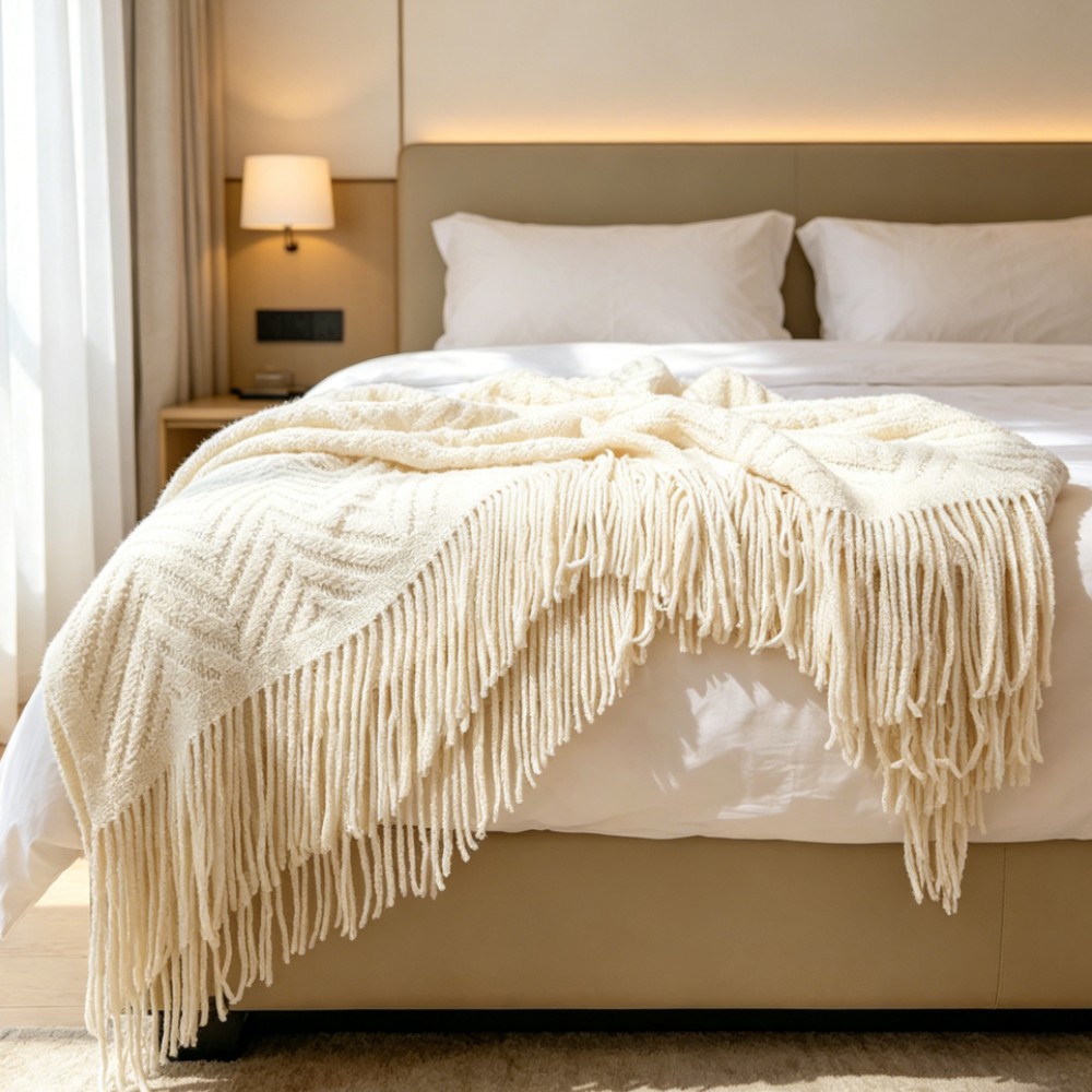 Coperta di Lusso in Maglia Gro - Throw Blanket Chunky Knit recensione e prezzo