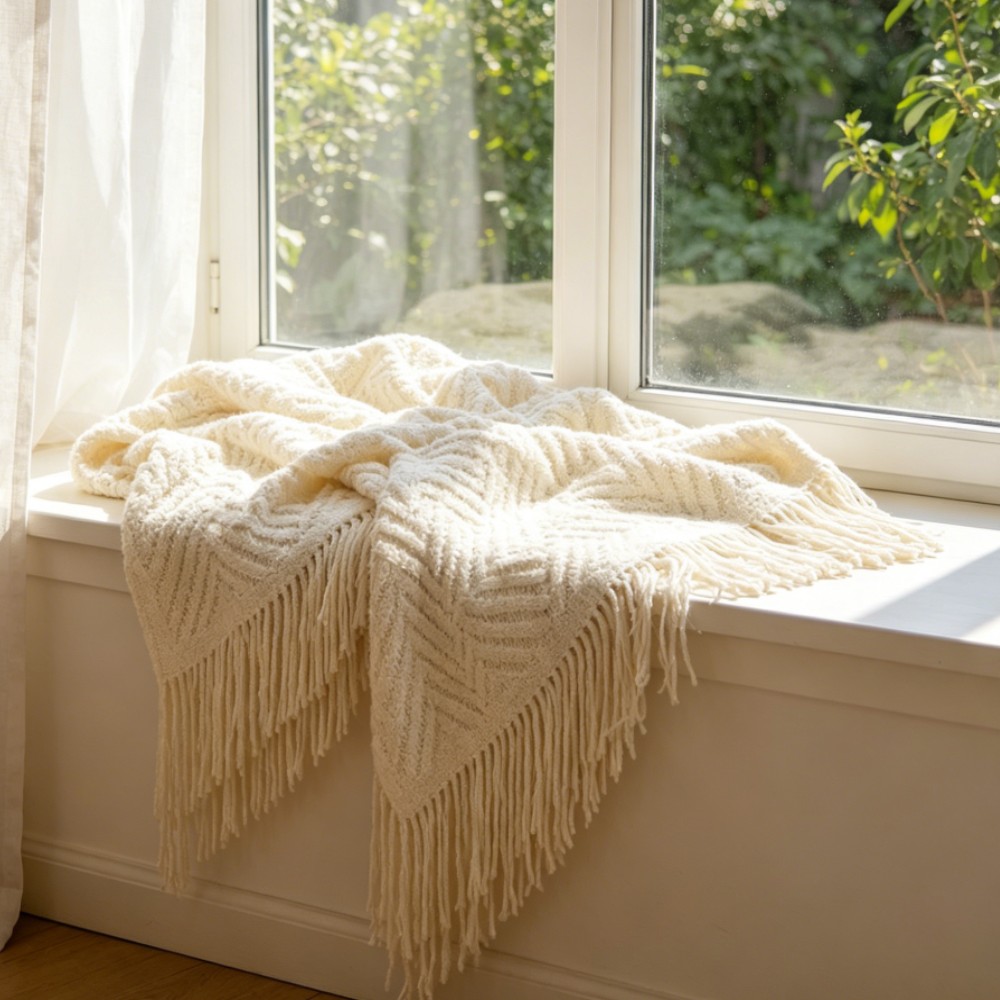 Coperta di Lusso in Maglia Gro - Throw Blanket Chunky Knit recensione e prezzo