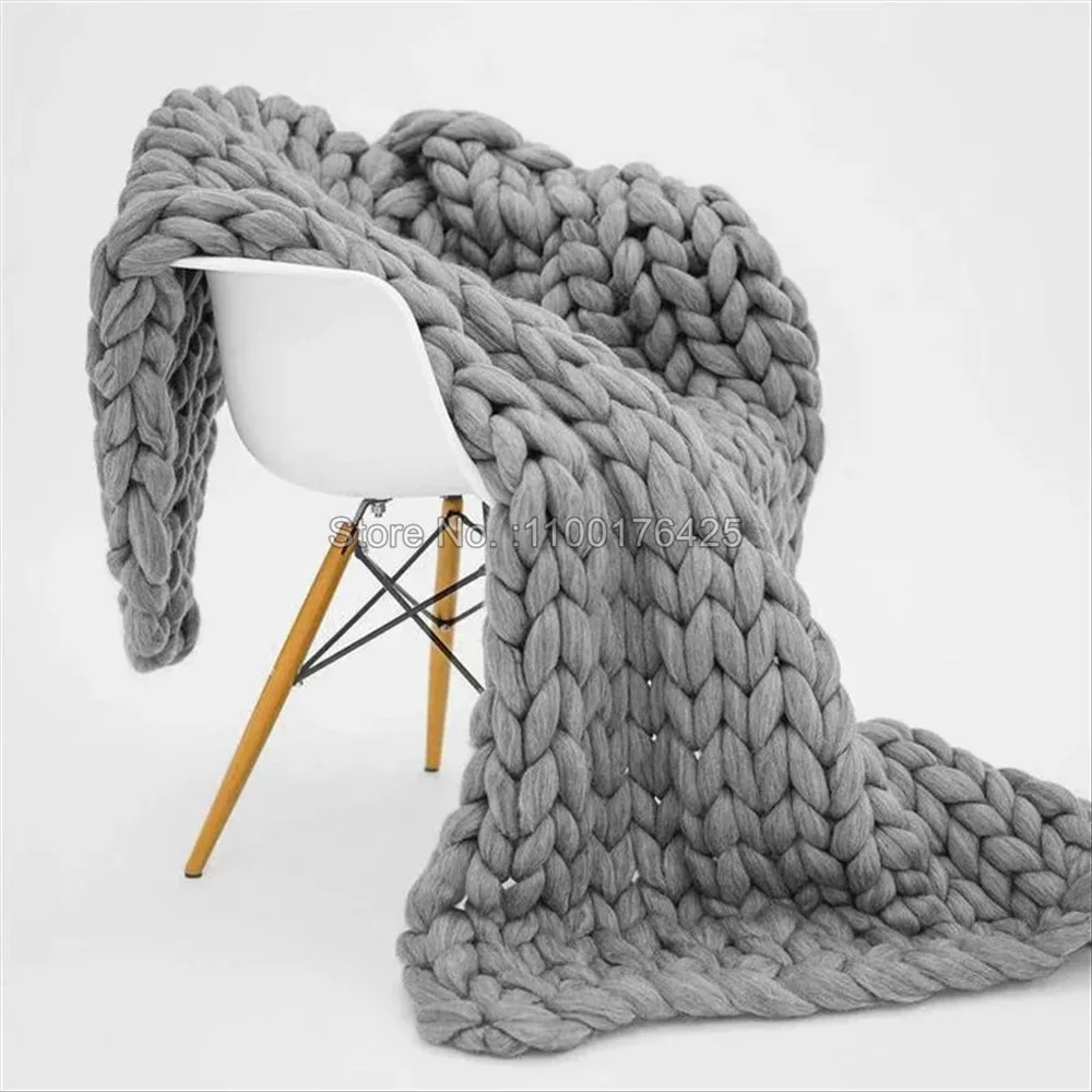 Coperta Morbida in Maglia Grig - Throw Blanket Chunky Knit recensione e prezzo