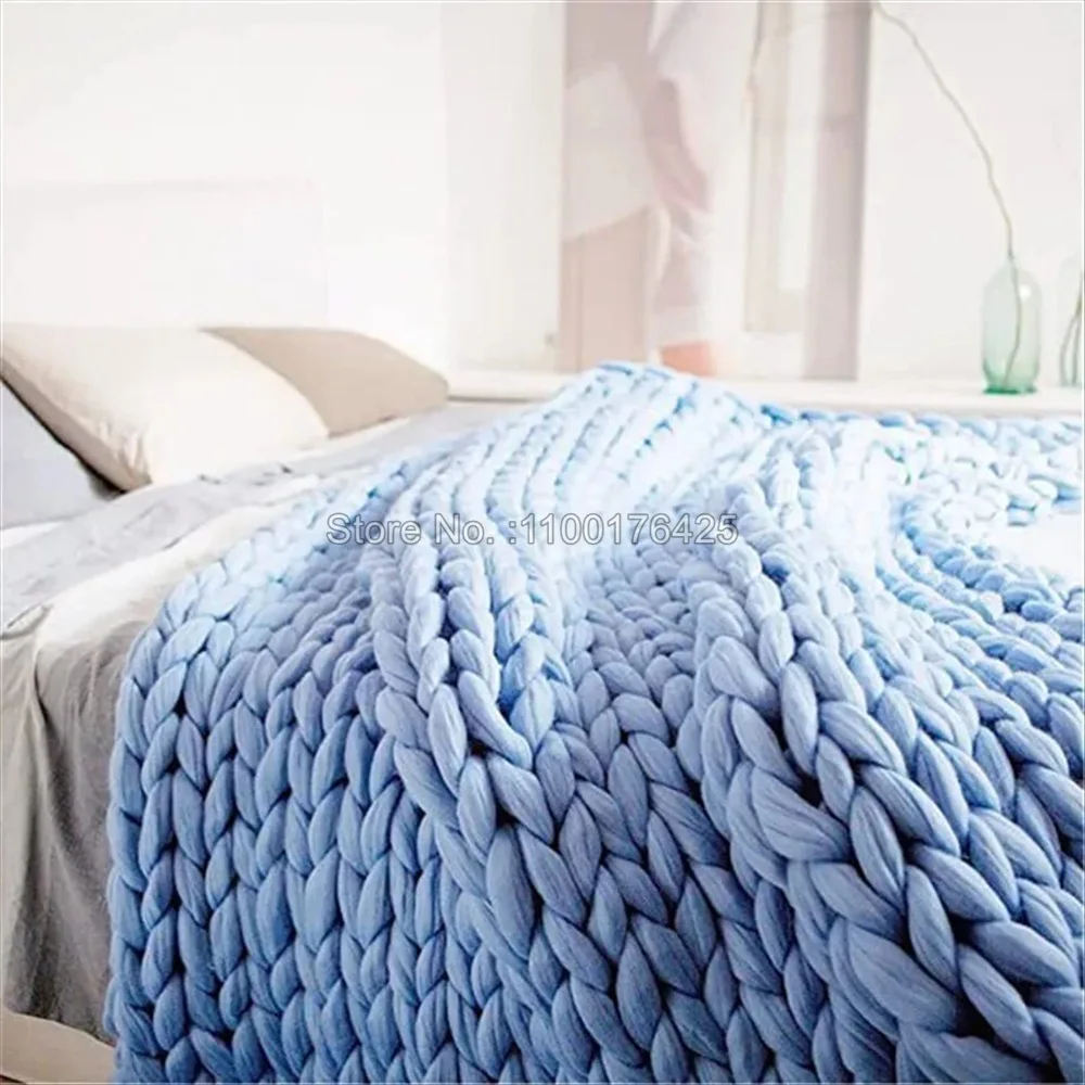 Coperta Morbida in Maglia Grig - Throw Blanket Chunky Knit recensione e prezzo