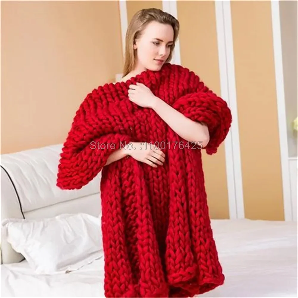 Coperta Morbida in Maglia Grig - Throw Blanket Chunky Knit recensione e prezzo